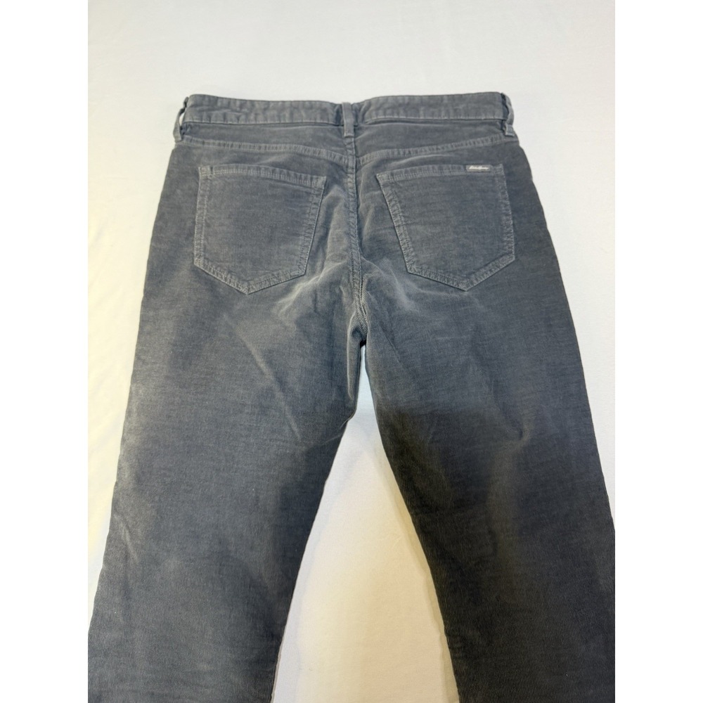 Eddie Bauer Women's Size 6 Corduroy Pants Boyfriend Slim Fit , Leg‎ Relaxed Gray - Picture 9 of 9